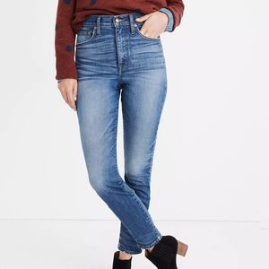 Madewell Rivet & Thread 11" High Rise Skinny Jeans